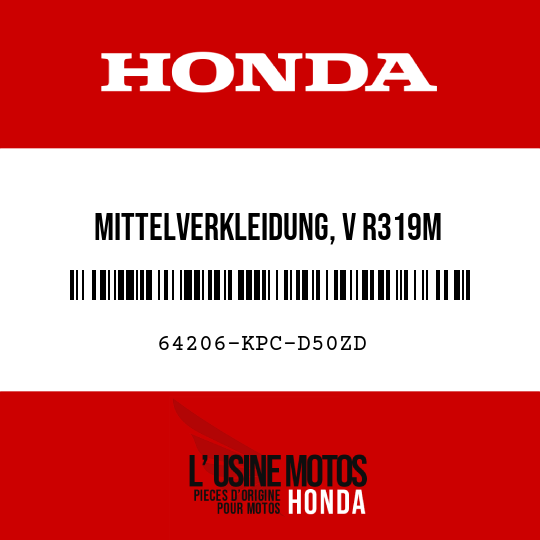 image de 64206-KPC-D50ZD MITTELVERKLEIDUNG, V R319M 