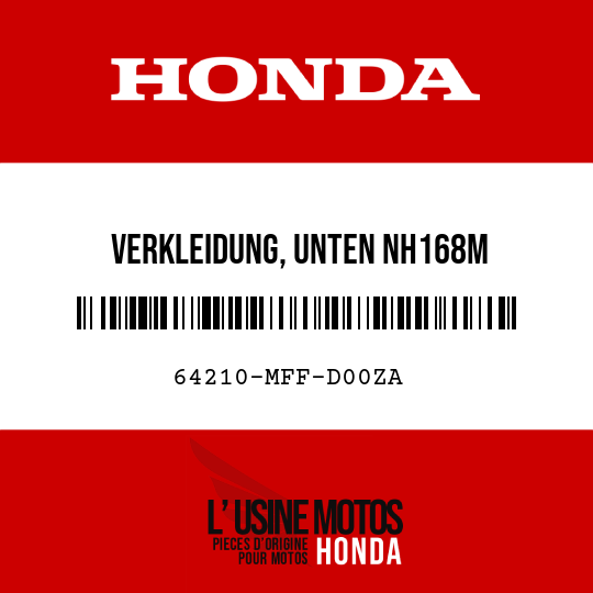 image de 64210-MFF-D00ZA VERKLEIDUNG, UNTEN NH168M