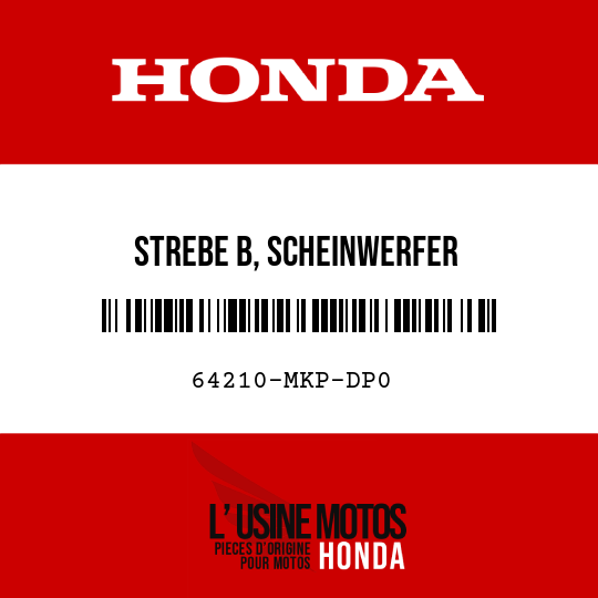 image de 64210-MKP-DP0 STREBE B, SCHEINWERFER