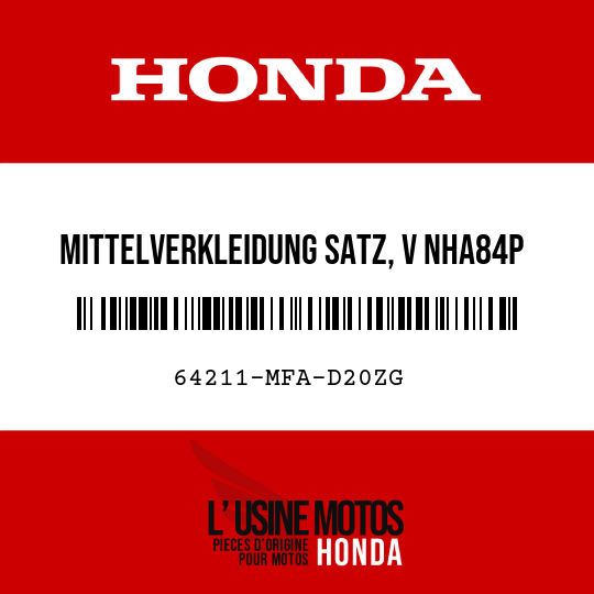 image de 64211-MFA-D20ZG MITTELVERKLEIDUNG SATZ, V NHA84P