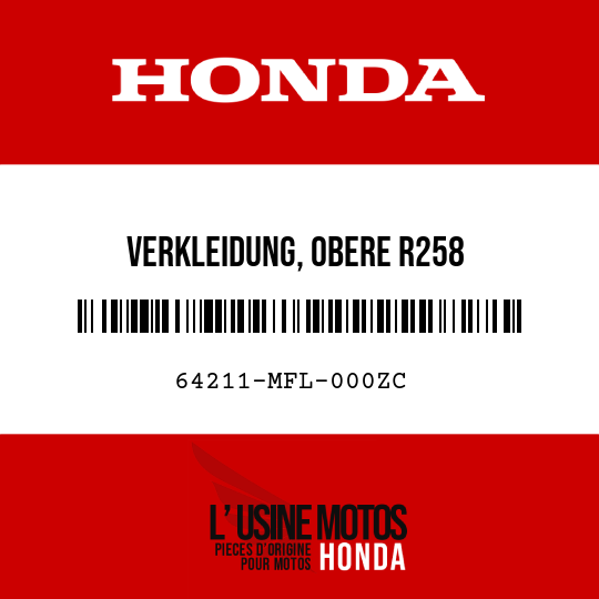 image de 64211-MFL-000ZC VERKLEIDUNG, OBERE R258