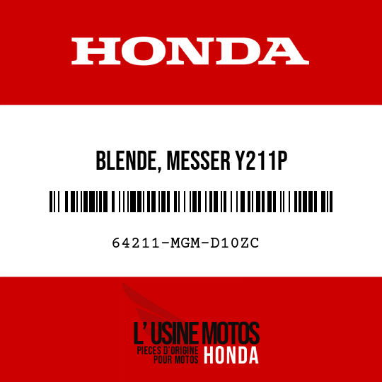 image de 64211-MGM-D10ZC BLENDE, MESSER Y211P