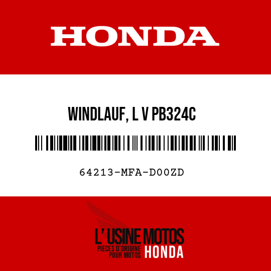 image de 64213-MFA-D00ZD WINDLAUF, L V PB324C 