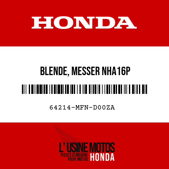 image de 64214-MFN-D00ZA BLENDE, MESSER NHA16P