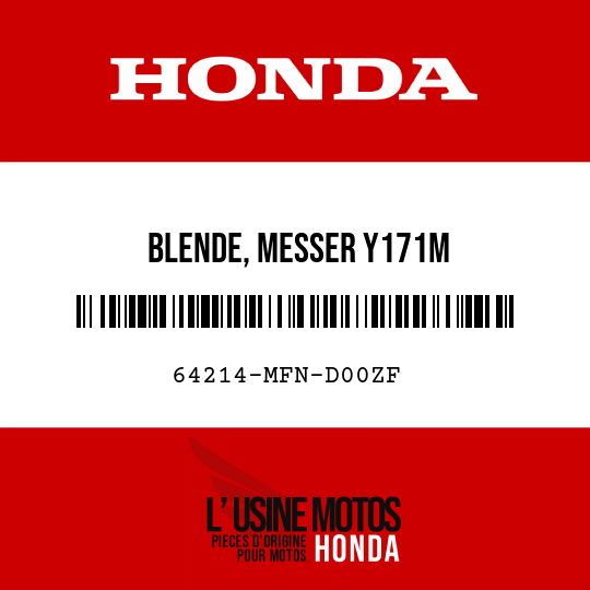 image de 64214-MFN-D00ZF BLENDE, MESSER Y171M