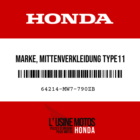 image de 64214-MW7-790ZB MARKE, MITTENVERKLEIDUNG TYPE11 