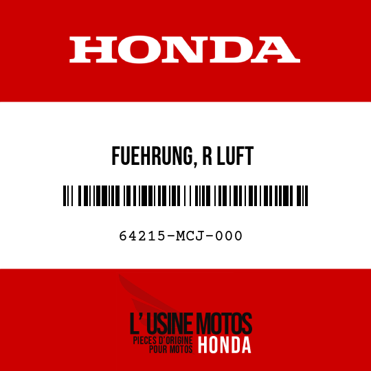 image de 64215-MCJ-000 FUEHRUNG, R LUFT