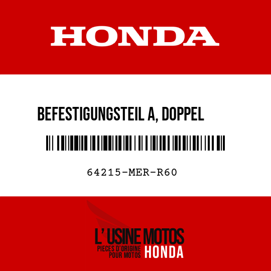 image de 64215-MER-R60 BEFESTIGUNGSTEIL A, DOPPEL    -VERRIEGELUNG 30X30