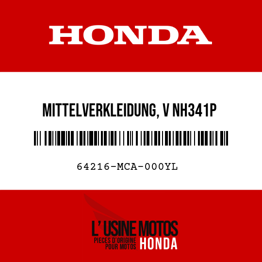 image de 64216-MCA-000YL MITTELVERKLEIDUNG, V NH341P