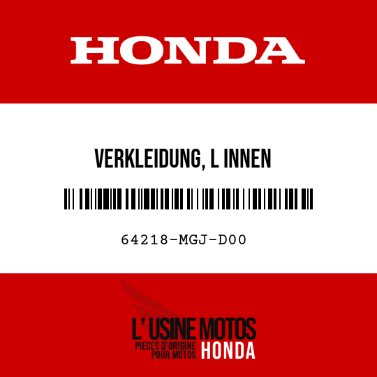 image de 64218-MGJ-D00 VERKLEIDUNG, L INNEN
