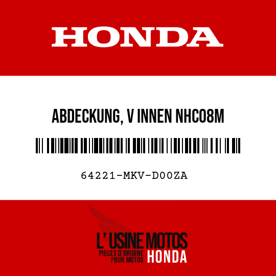 image de 64221-MKV-D00ZA ABDECKUNG, V INNEN NHC08M