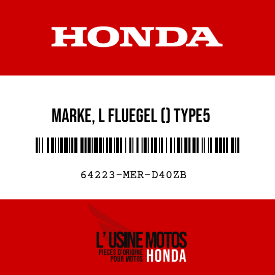 image de 64223-MER-D40ZB MARKE, L FLUEGEL () TYPE5