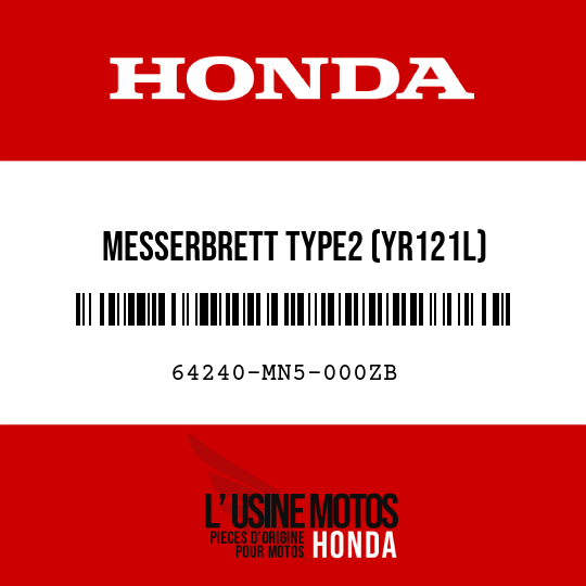 image de 64240-MN5-000ZB MESSERBRETT TYPE2 (YR121L)