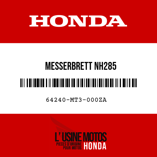 image de 64240-MT3-000ZA MESSERBRETT NH285 