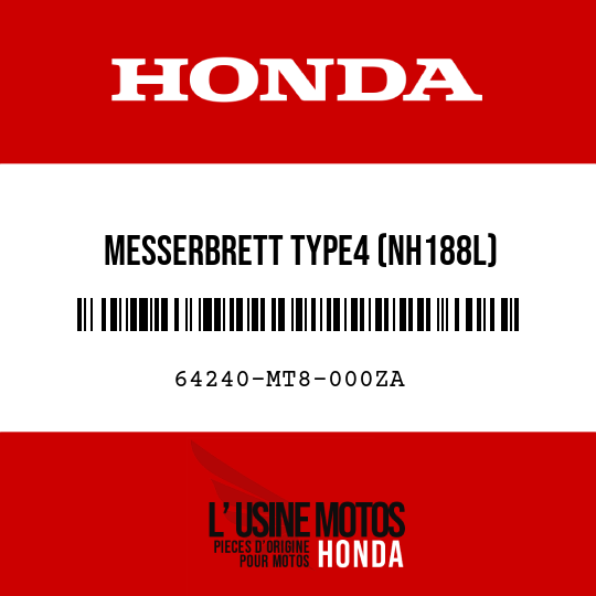 image de 64240-MT8-000ZA MESSERBRETT TYPE4 (NH188L)