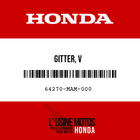 image de 64270-MAM-000 GITTER, V