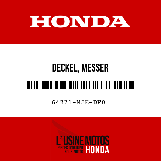 image de 64271-MJE-DF0 DECKEL, MESSER