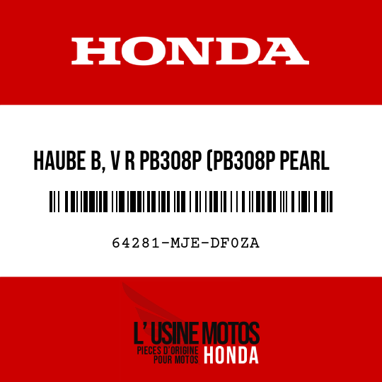 image de 64281-MJE-DF0ZA HAUBE B, V R PB308P (PB308P PEARL SPENCER-BLAU)
