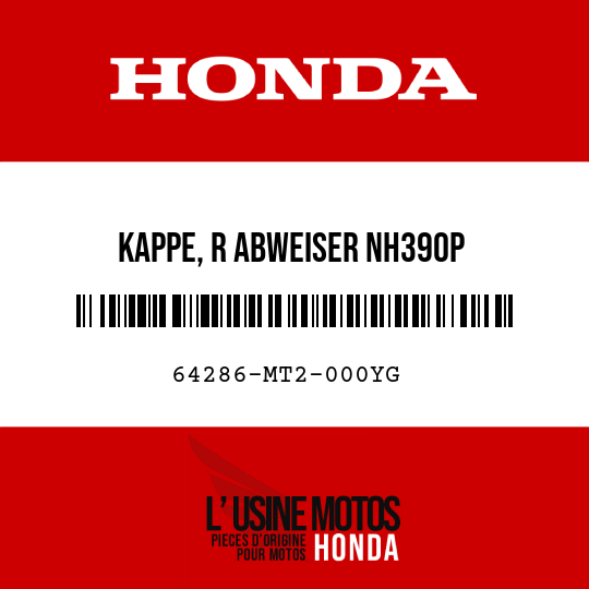 image de 64286-MT2-000YG KAPPE, R ABWEISER NH390P 