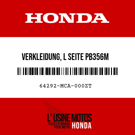 image de 64292-MCA-000ZT VERKLEIDUNG, L SEITE PB356M 
