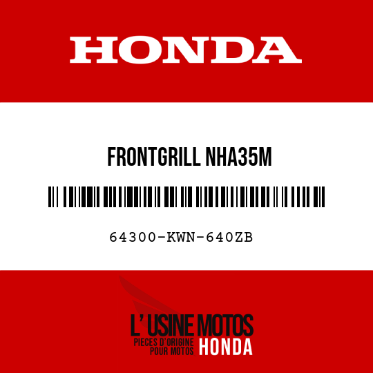 image de 64300-KWN-640ZB FRONTGRILL NHA35M