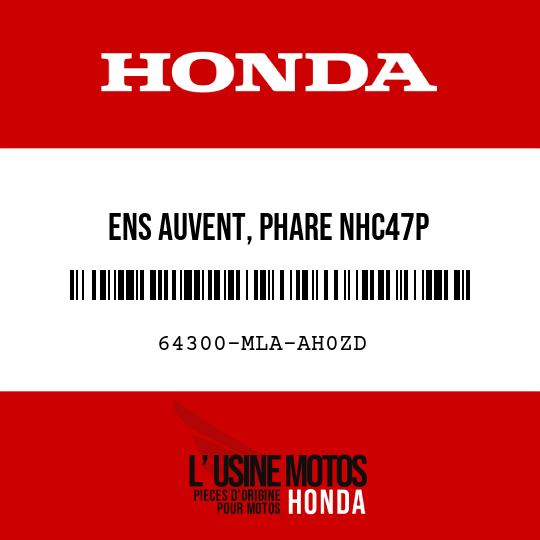 image de 64300-MLA-AH0ZD ENS AUVENT, PHARE NHC47P
