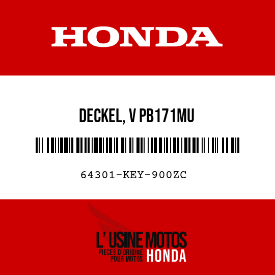image de 64301-KEY-900ZC DECKEL, V PB171MU 