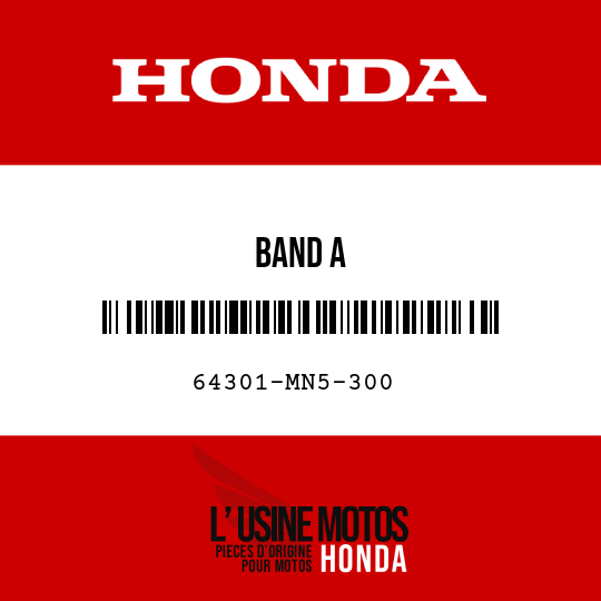 image de 64301-MN5-300 BAND A