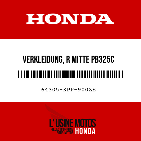 image de 64305-KPP-900ZE VERKLEIDUNG, R MITTE PB325C 