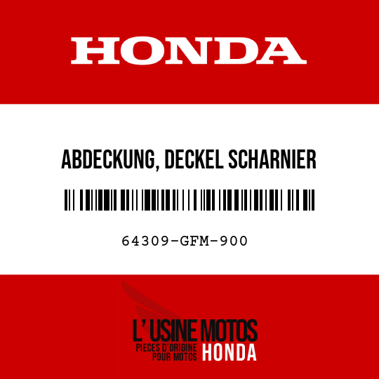 image de 64309-GFM-900 ABDECKUNG, DECKEL SCHARNIER