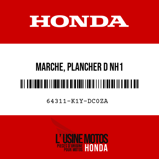 image de 64311-K1Y-DC0ZA MARCHE, PLANCHER D NH1