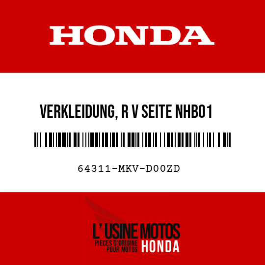 image de 64311-MKV-D00ZD VERKLEIDUNG, R V SEITE NHB01