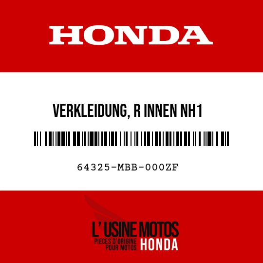image de 64325-MBB-000ZF VERKLEIDUNG, R INNEN NH1 
