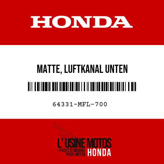 image de 64331-MFL-700 MATTE, LUFTKANAL UNTEN