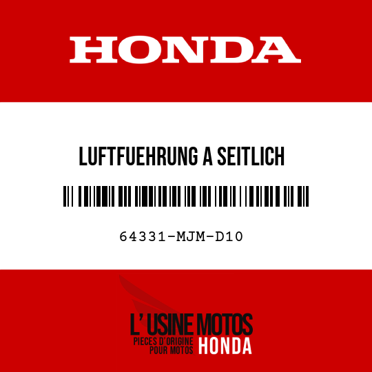 image de 64331-MJM-D10 LUFTFUEHRUNG A SEITLICH
