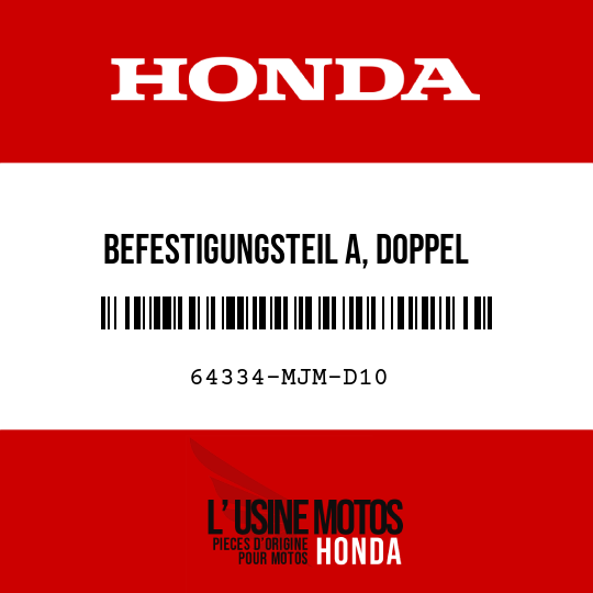 image de 64334-MJM-D10 BEFESTIGUNGSTEIL A, DOPPEL -VERRIEGELUNG 15X70