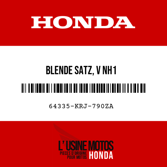 image de 64335-KRJ-790ZA BLENDE SATZ, V NH1 