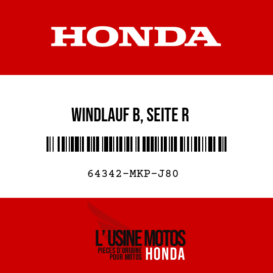 image de 64342-MKP-J80 WINDLAUF B, SEITE R