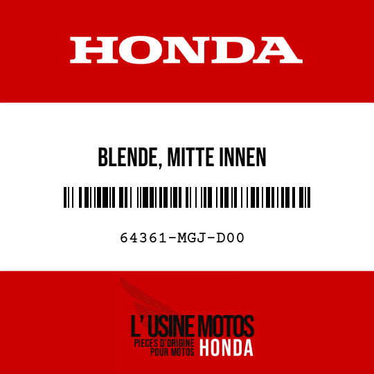 image de 64361-MGJ-D00 BLENDE, MITTE INNEN