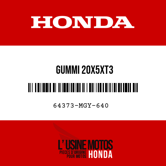 image de 64373-MGY-640 GUMMI 20X5XT3