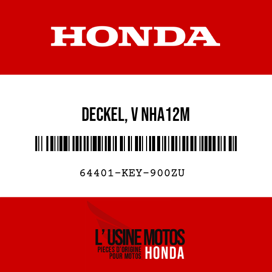 image de 64401-KEY-900ZU DECKEL, V NHA12M 