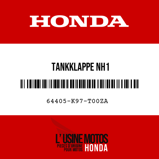 image de 64405-K97-T00ZA TANKKLAPPE NH1