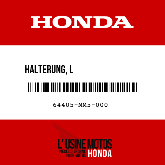 image de 64405-MM5-000 HALTERUNG, L                 MITTENVERKLEIDUNG, ABSCHEIDER
