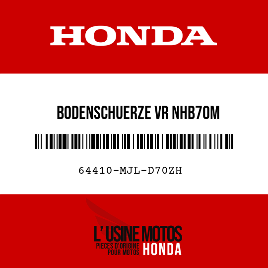 image de 64410-MJL-D70ZH BODENSCHUERZE VR NHB70M