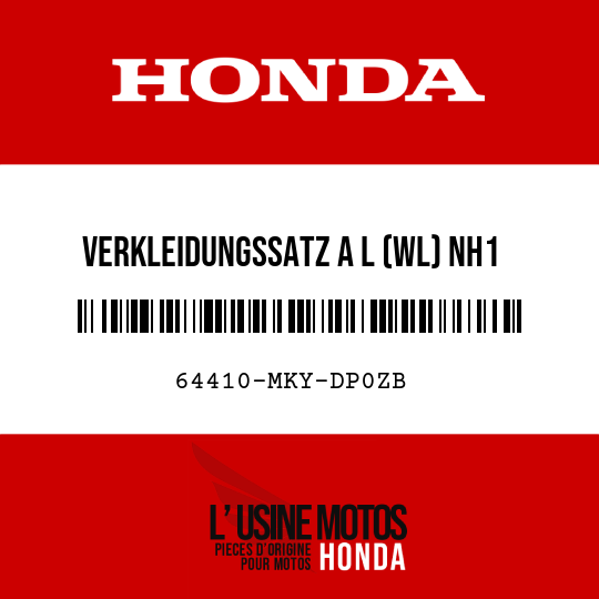 image de 64410-MKY-DP0ZB VERKLEIDUNGSSATZ A L (WL) NH1