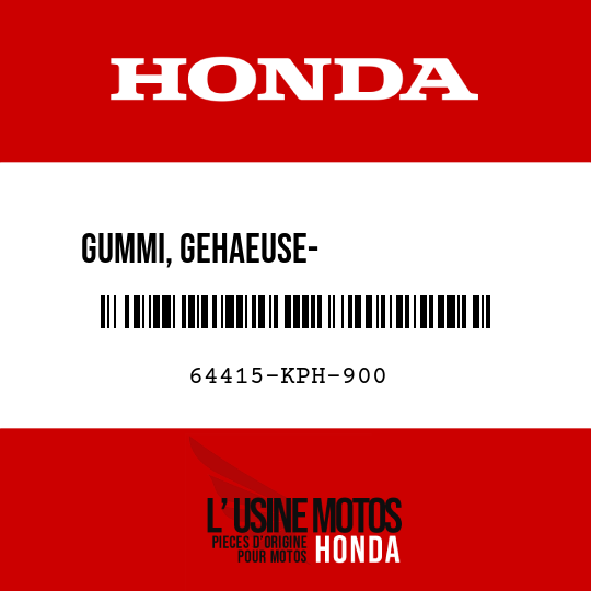 image de 64415-KPH-900 GUMMI, GEHAEUSE-              ABDECKEINSTELLUNG