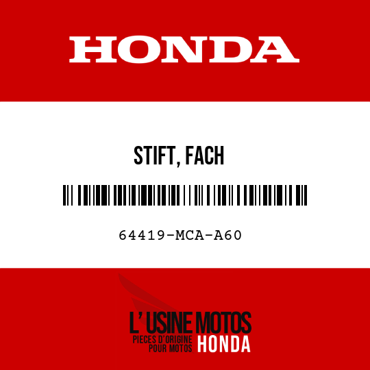 image de 64419-MCA-A60 STIFT, FACH