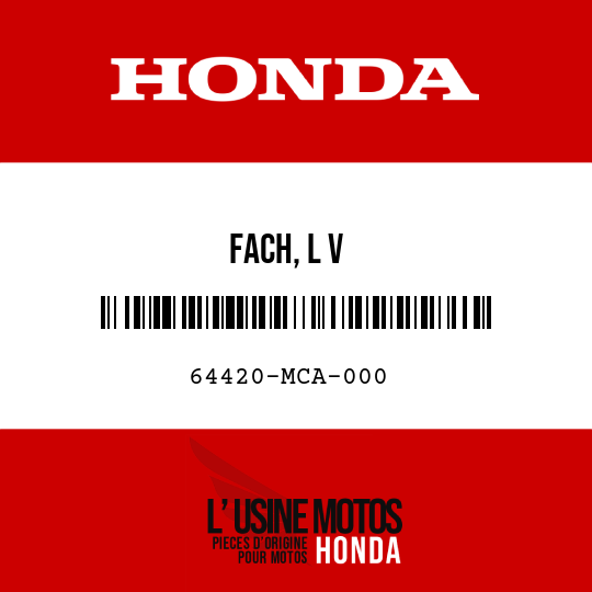 image de 64420-MCA-000 FACH, L V