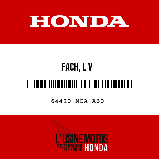 image de 64420-MCA-A60 FACH, L V