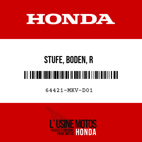 image de 64421-MKV-D01 STUFE, BODEN, R